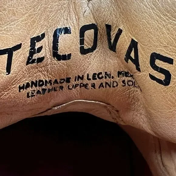 Tecovas Women’s Penny Brown Leather Western Cowgirl Boots Size US 8 - Picture 11 of 11